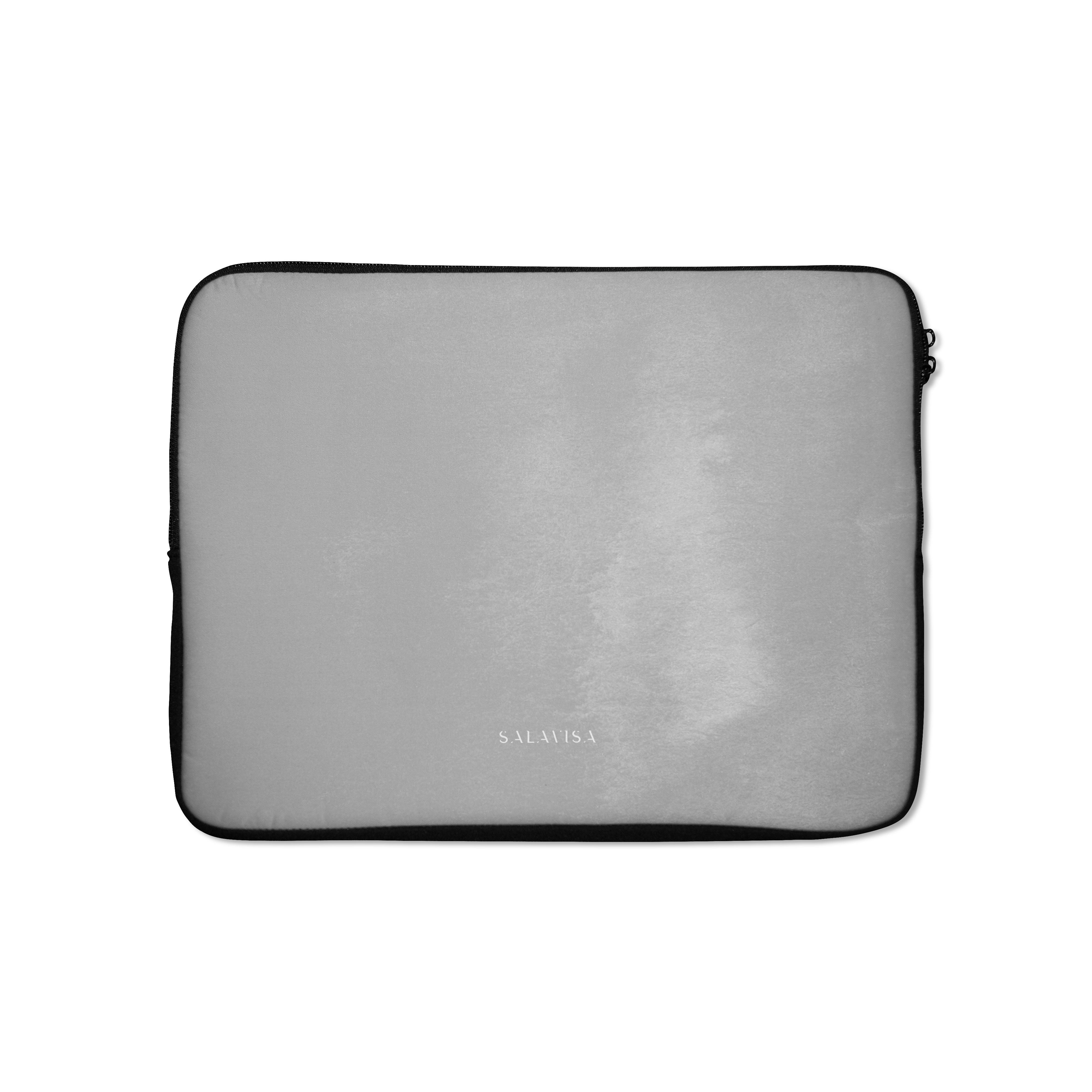 Light Grey Watercolor Laptop Sleeve 13-15 Inch - Stylish Protective Case for MacBook, Notebook - Perfect for Work, School & Travel Accessories