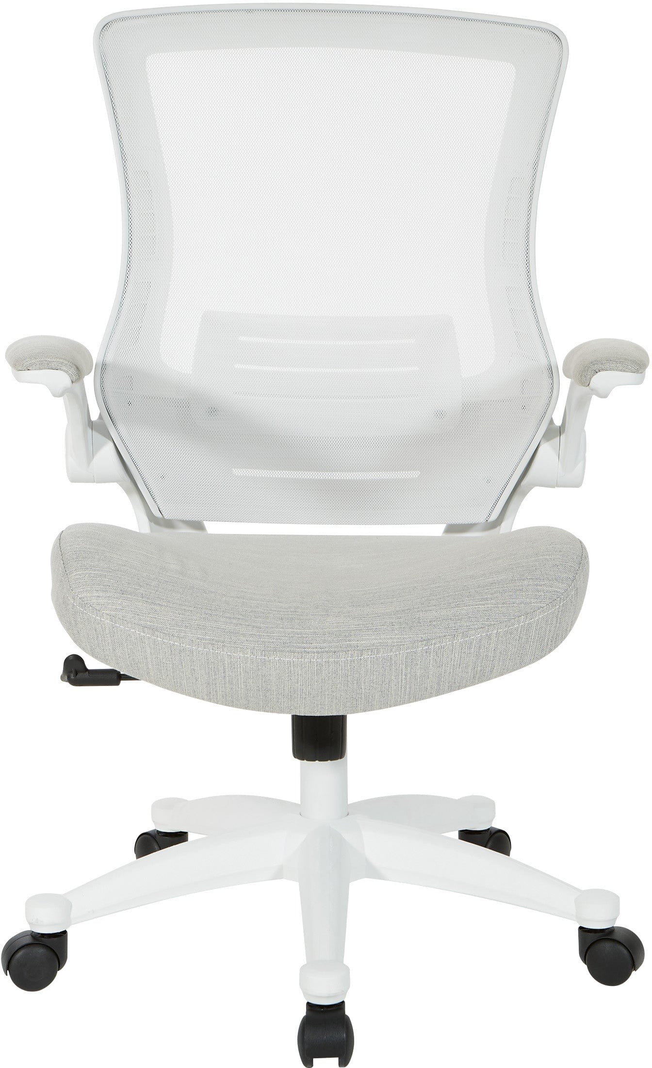 Office Star White Screen Back Manager's Chair [EM60926WH] - Ergonomic Executive Office Chair with Adjustable Height for Home & Business Workspaces