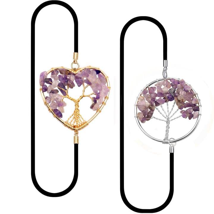 2-pack Gold-silver-circle Purple