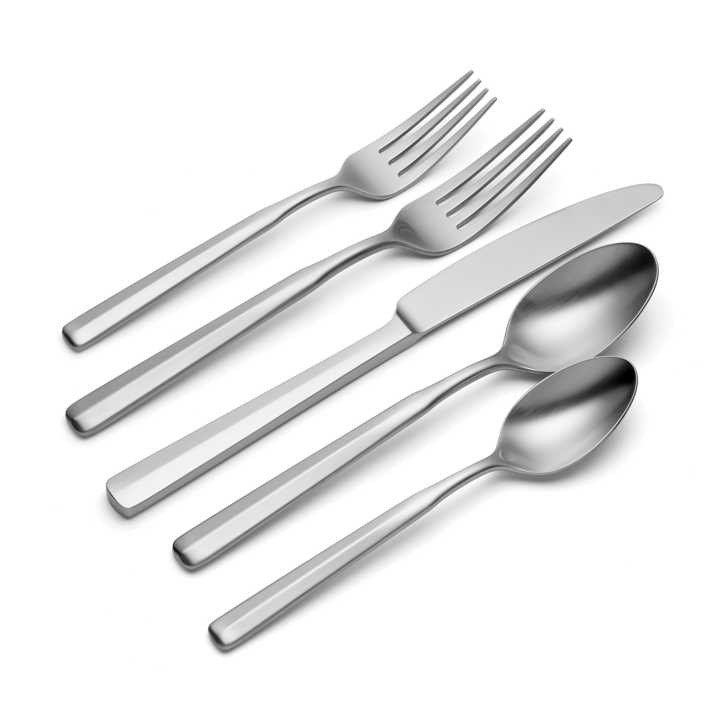 Ryder Satin 20-Piece Stainless Steel Flatware Set - Elegant Silverware for Dining, Kitchen & Entertaining - Perfect for Dinner Parties, Weddings & Everyday Use