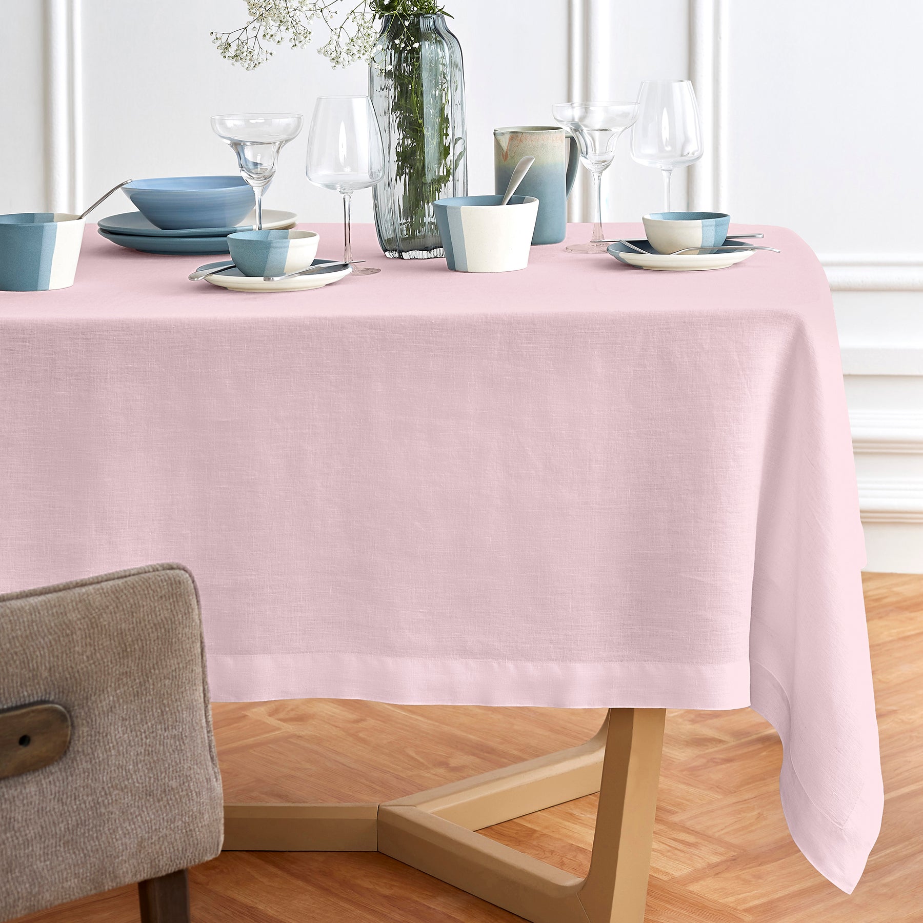 Sonoma Tablecloth - Premium Cotton Table Cover for Dining & Decor | Perfect for Parties, Weddings & Home Decor