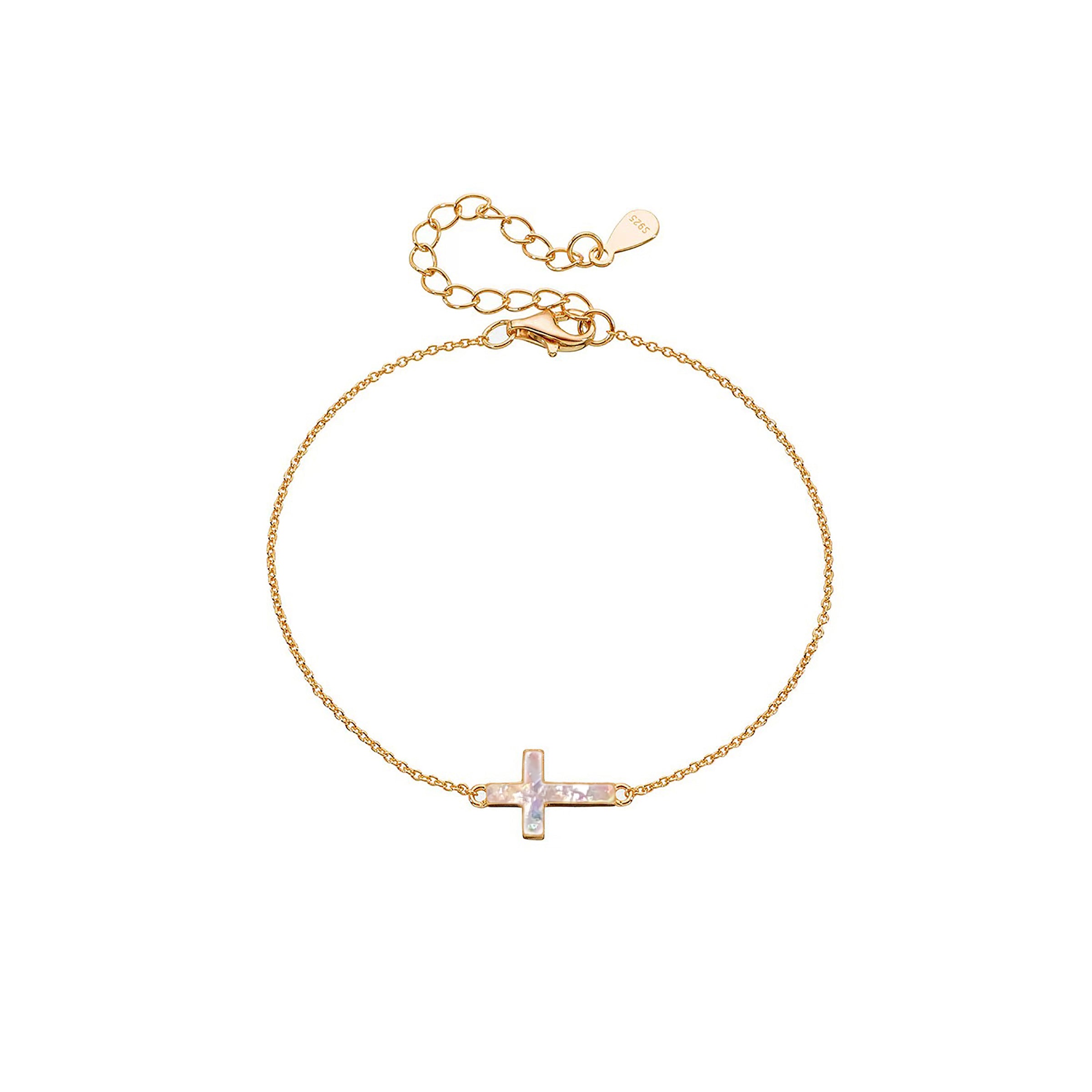 Eternal Faith Solid Gold Cremation Ashes Bracelet - Memorial Jewelry for Loved Ones | Perfect for Remembrance & Special Occasions