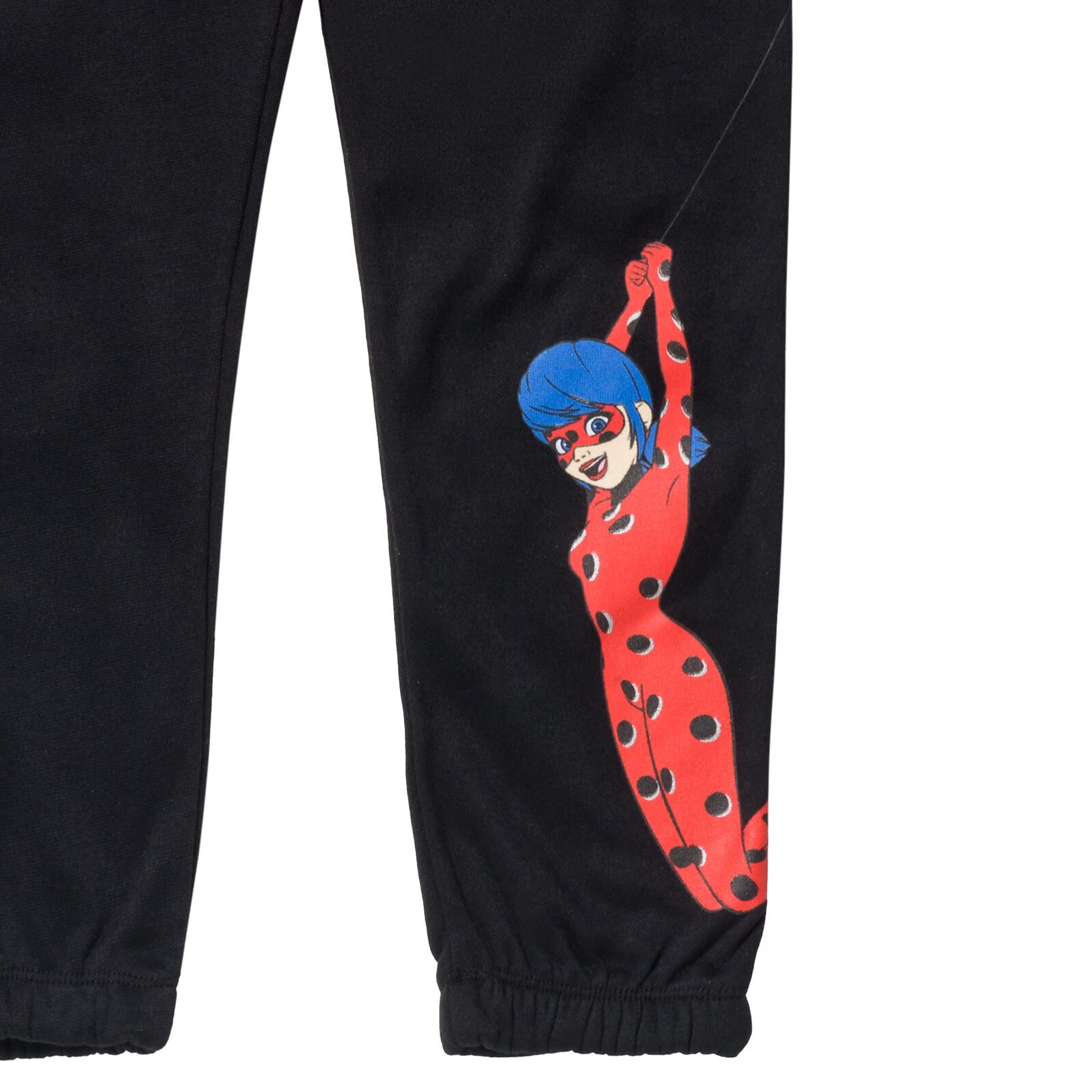 Miraculous Ladybug Girls Fleece Leggings 2-Pack - Soft & Warm Winter Pajama Pants for Kids (Toddler to Big Kid) - Perfect for Sleepovers, Lounging & Cold Weather Comfort