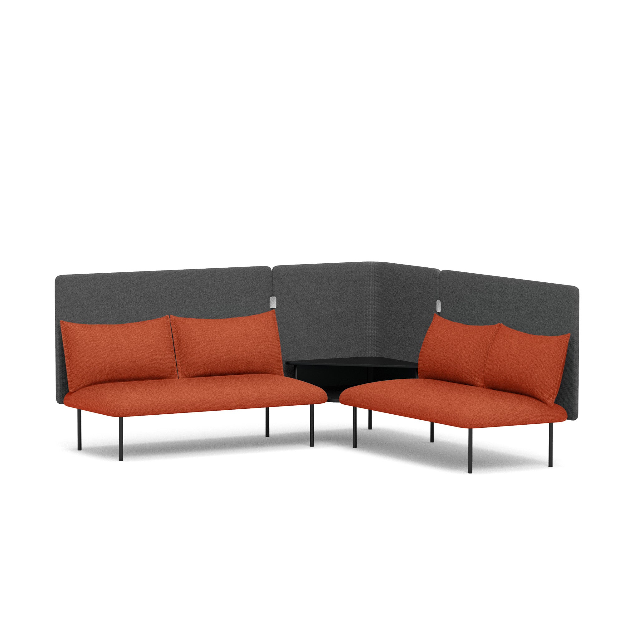 QT Adaptable Corner Lounge Sofa - Modular Sectional Couch for Small Spaces | Perfect for Living Room, Apartment & Home Theater Seating
