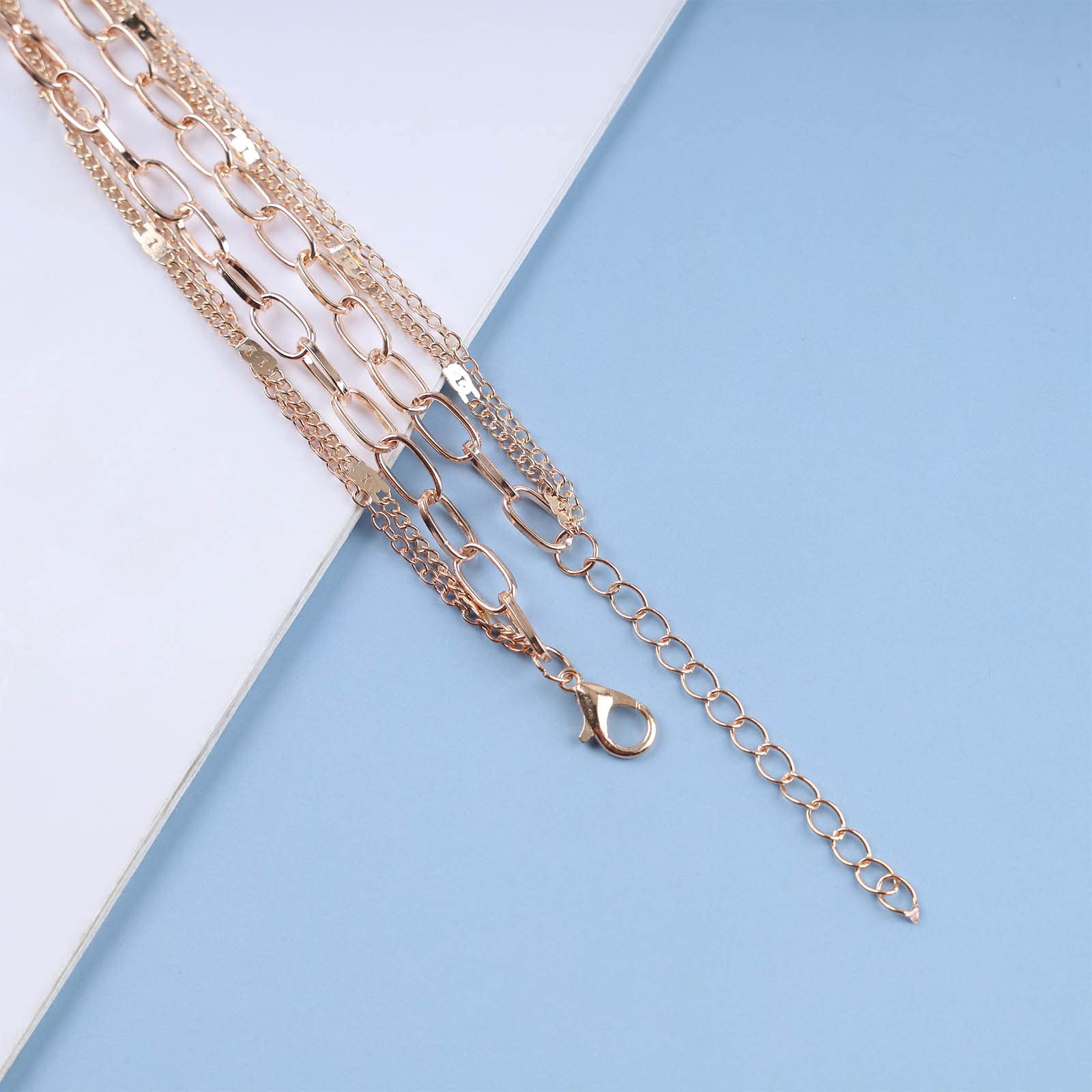 Boho Layered Circle Choker Necklace - Gold Hollow Geometric Pendant Vintage Paperclip Chain Necklace for Women & Girls | Perfect for Festivals, Parties & Everyday Boho Fashion