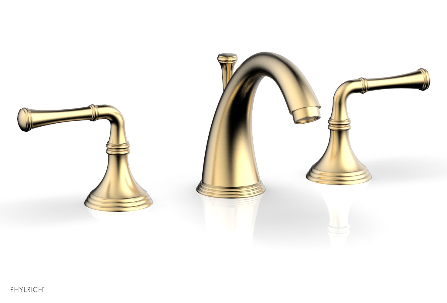 3-Hole Widespread Bathroom Faucet - D205 Brushed Nickel Finish for Vanity Sink - Perfect for Modern Home & Commercial Restrooms
