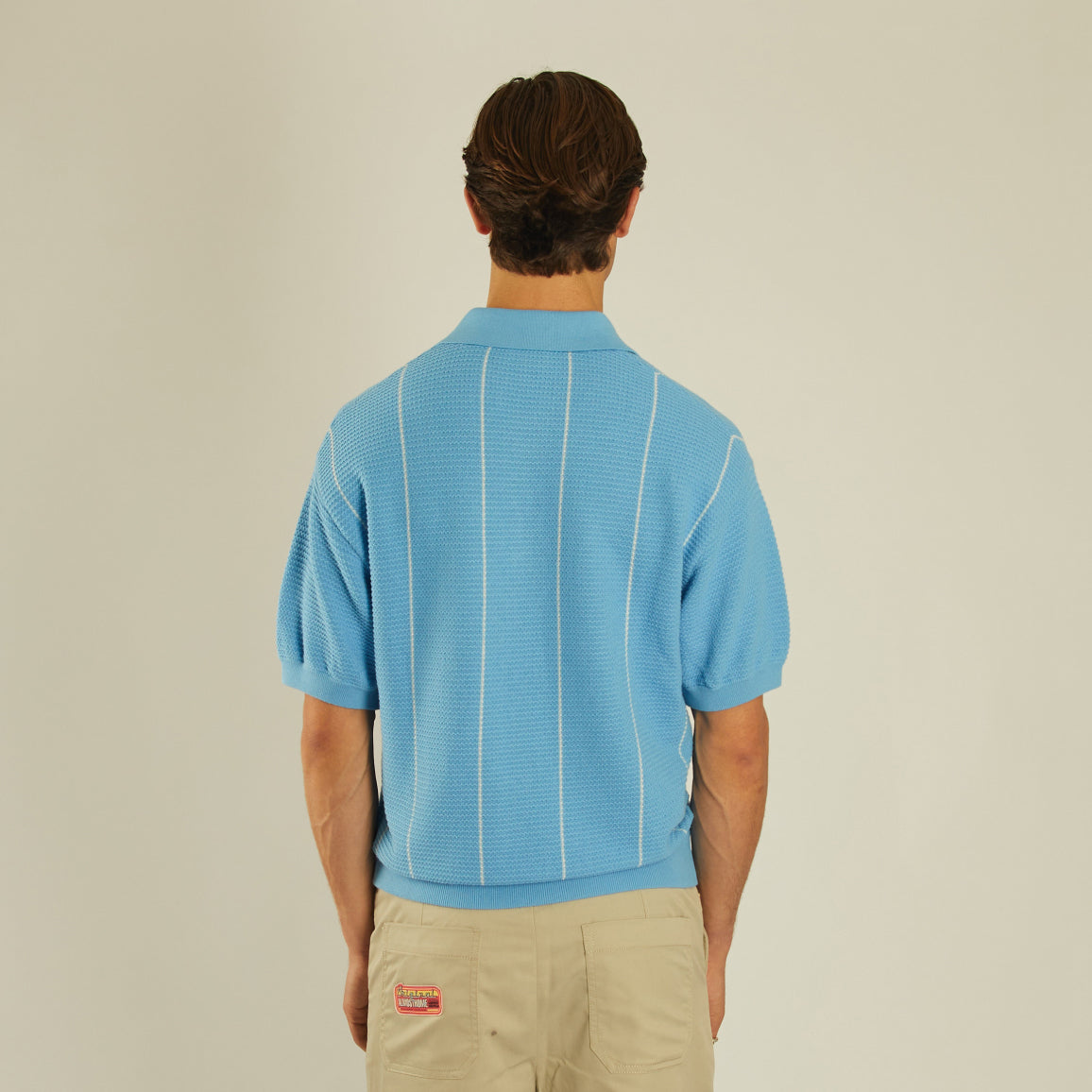 Almost Home x Admiral After Match Polo Shirt - Coventry Blue | Comfortable & Stylish Men's Casual Wear for Golf, Tennis & Outdoor Activities