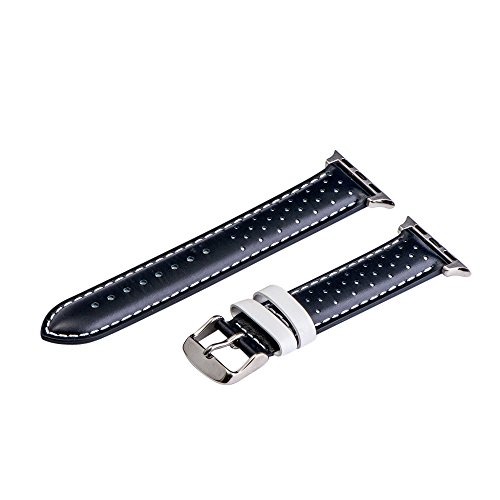 Navy & White Smooth Perforated Bands / Steel Hardware