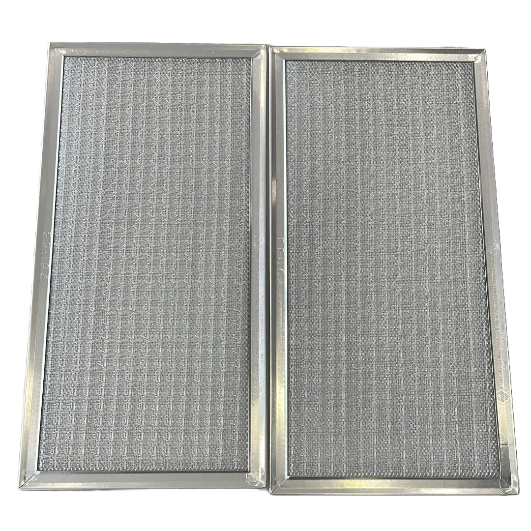 Fantech 414505 Washable Aluminum Mesh MERV 3 HRV/ERV Air Filter Kit - 12.375 x 6 x 0.25 Inches (Set of 2) - Perfect for Home Ventilation Systems & Air Purifiers