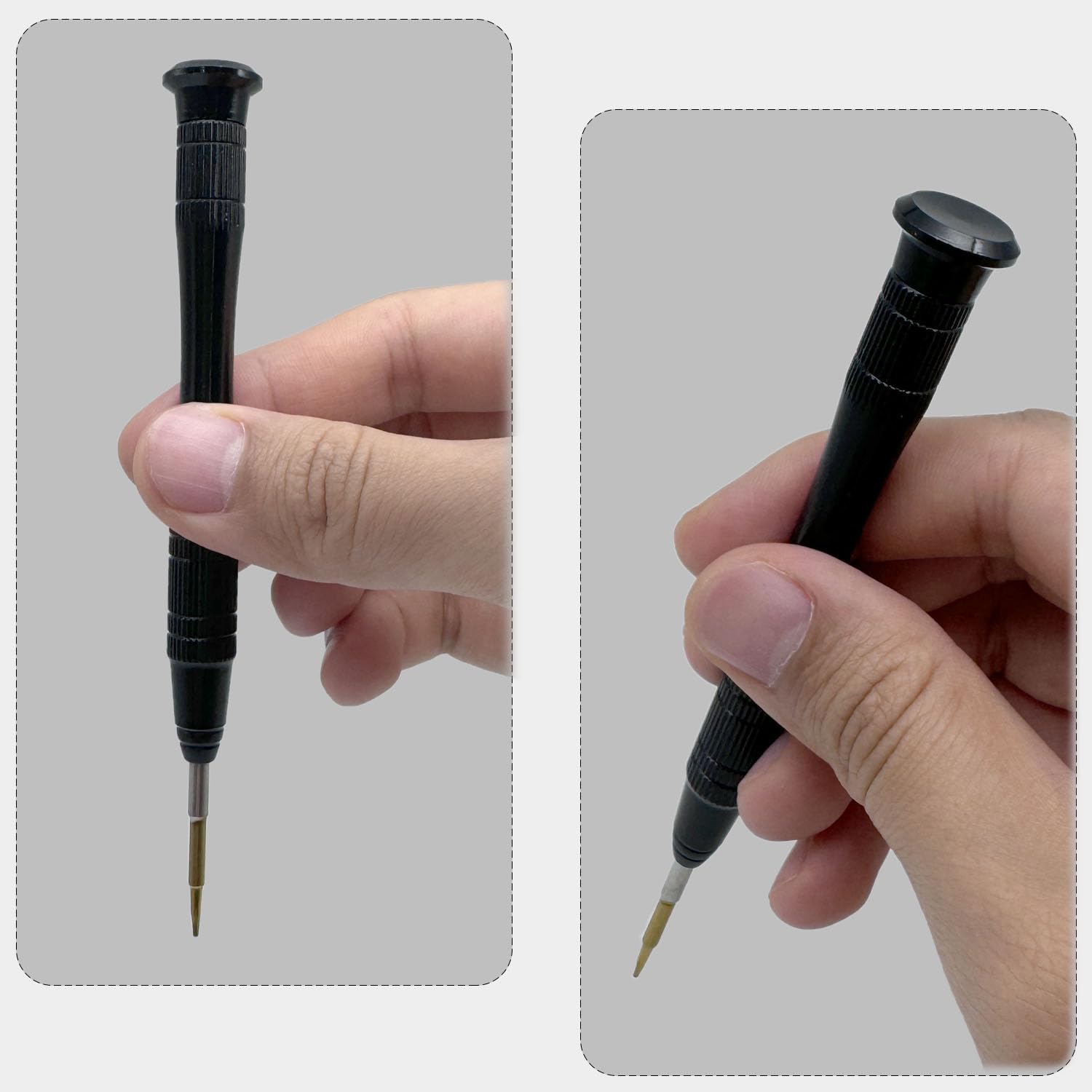 Precision Pentalobe Screwdriver P2 0.8mm - Compatible with iPhone, Huawei, OPPO, Xiaomi Smartphones - S2 High Alloy Steel Magnetic Tip - Rotary Cap & Anti-Slip Grip - Perfect for Phone Repair, DIY Electronics & Small Device Maintenance