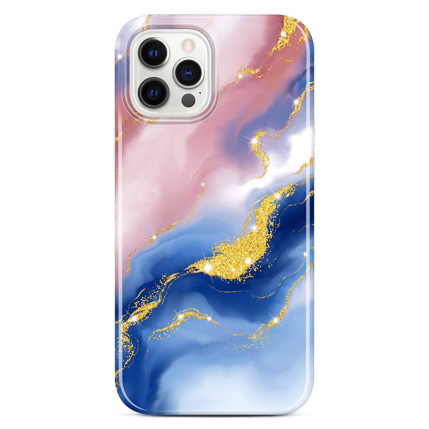 **JIAXIUFEN Sparkle Glitter iPhone 12 Pro Max Case (6.7