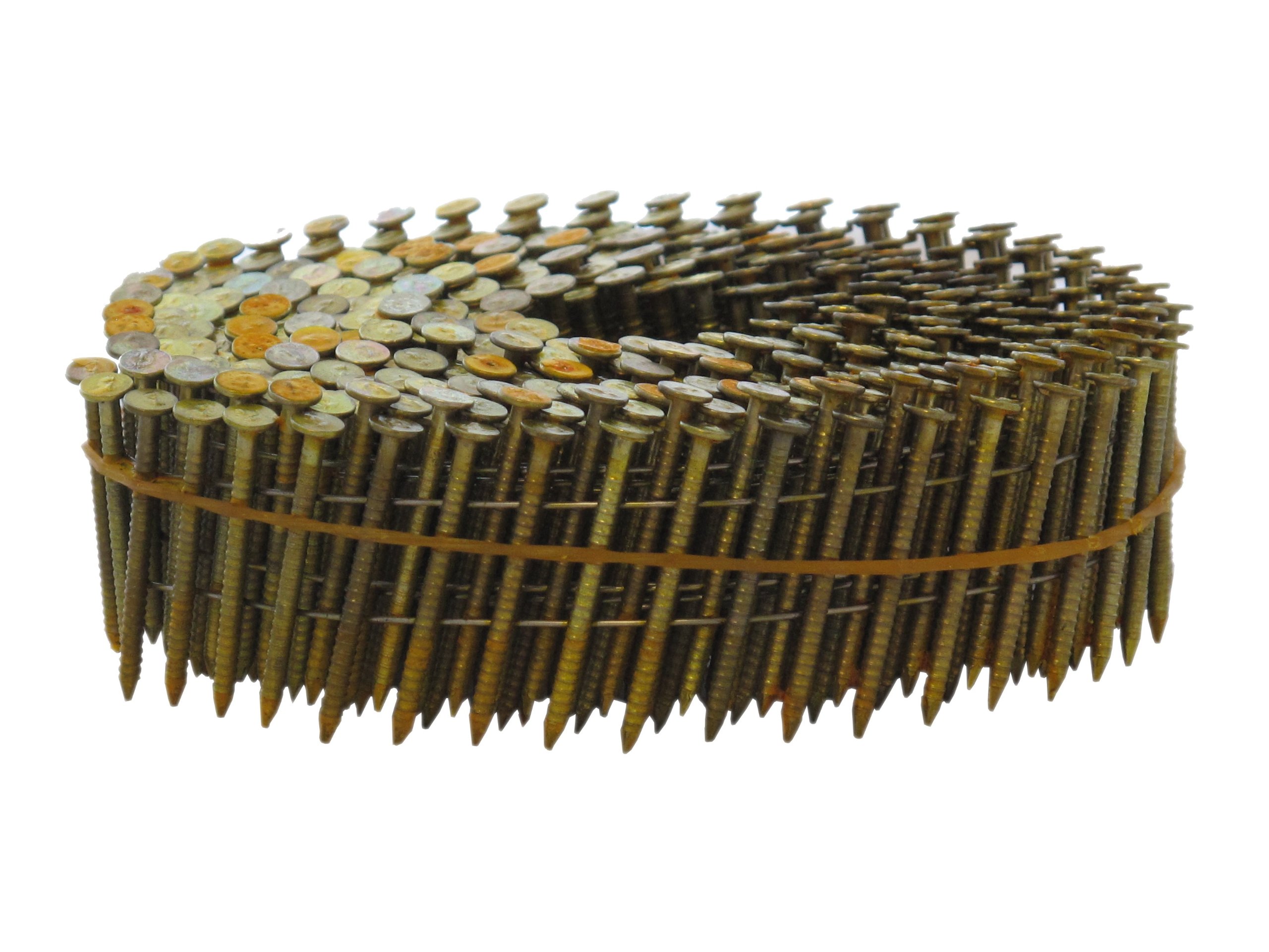 Spot Nails CW3D083RG 1-1/4-inch by .083-inch Electro-Galvanized Wire Coil Ring Shank Nails - 14,000 per Box - Ideal for Roofing, Fencing, and Construction Projects