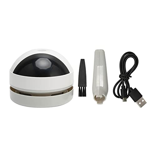 ANGGREK USB Rechargeable Handheld Desktop Vacuum Cleaner - Compact & Powerful Dust Sweeper for Home, Office, Keyboard, Car, and Workspace Cleaning