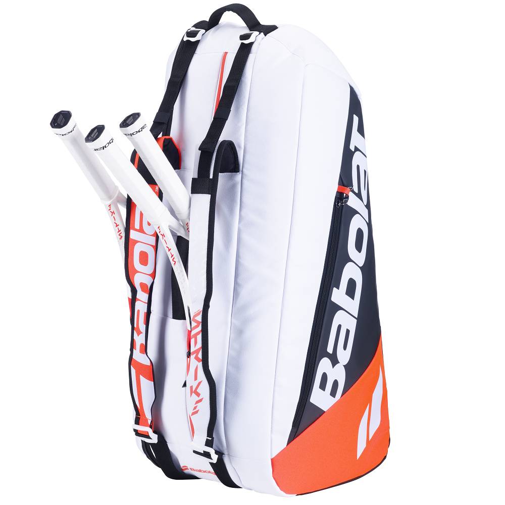 Babolat Pure Strike 6 Pack Tennis Racquet Bag 2024 | Premium Tennis Gear for Players & Coaches | Perfect for Tournaments, Practice & Travel
