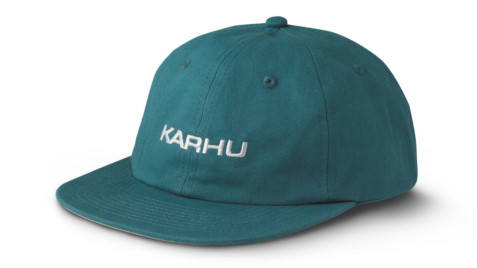 KARHU Logo Cap - Brittany Blue / Foggy Dew - Stylish Unisex Baseball Hat for Men & Women - Perfect for Running, Hiking, and Outdoor Activities