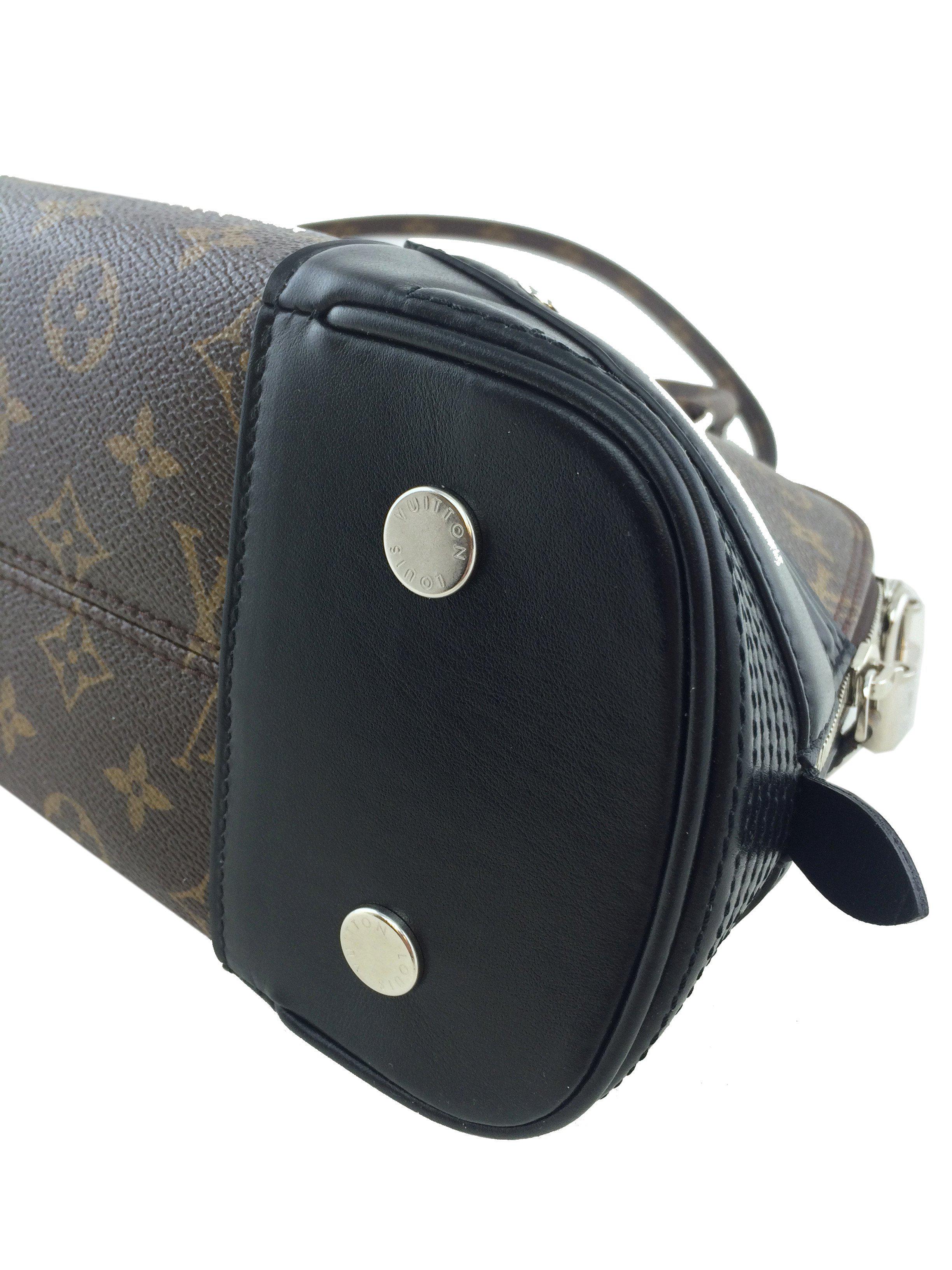 Authentic Louis Vuitton Limited Edition Shiny Monogram Canvas Alma PM Handbag - Luxury Designer Shoulder Bag for Women, Perfect for Parties, Date Nights & Special Occasions