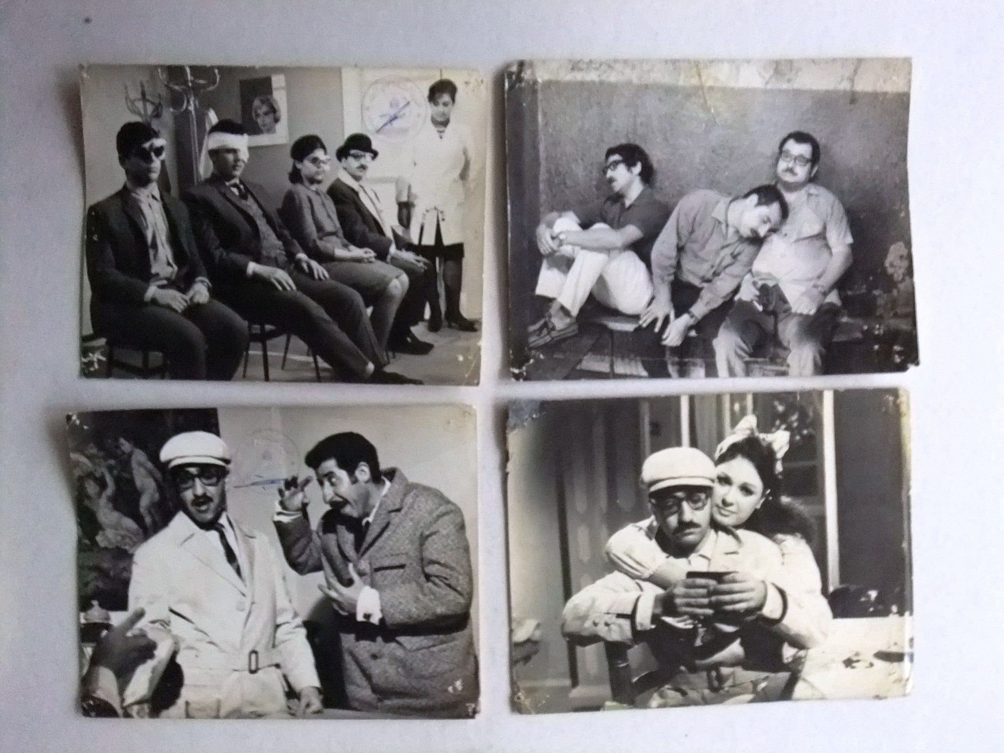 Vintage 1970s Syrian Arabic Movie Photo Set of 10 - Classic 