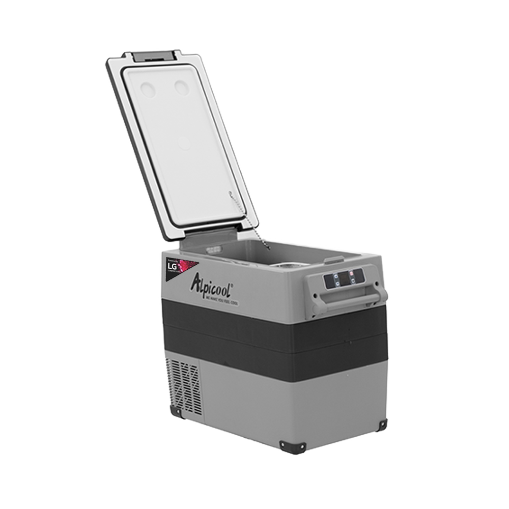Alpicool LGCF55 Portable Dual Zone Car Fridge 12V/24V - 55 Quart Electric Cooler for Road Trips, Camping & Tailgating - Compact Freezer for Cars, Trucks & RVs