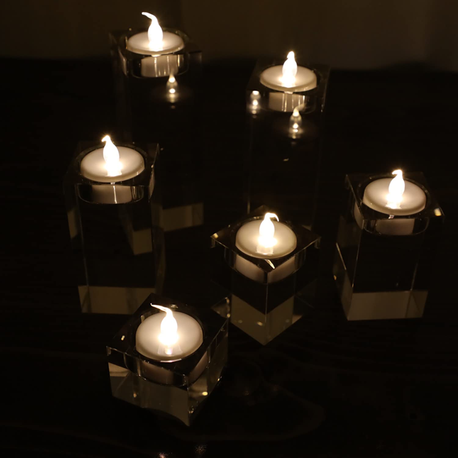 Flameless LED Tea Light Candles with Remote Control & Timer - Battery Operated Flameless Candles for Home Decor, Wedding, Party, Christmas - 12 Pack - Perfect for Centerpieces, Votives, and Romantic Ambiance