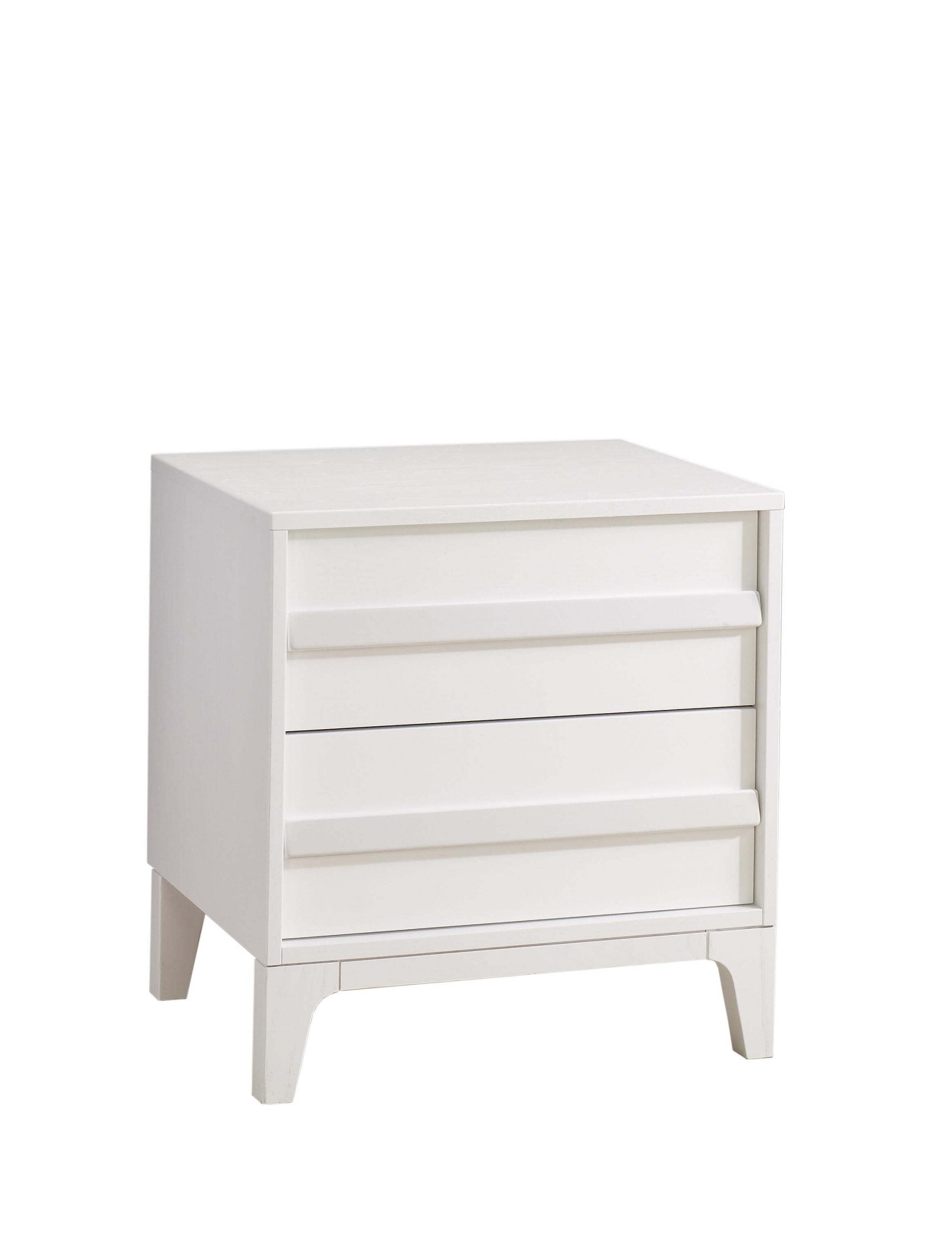 Natart Kyoto Nightstand - Modern Wood Bedside Table with Drawer, Solid Wood Construction for Bedroom, Living Room, or Guest Room