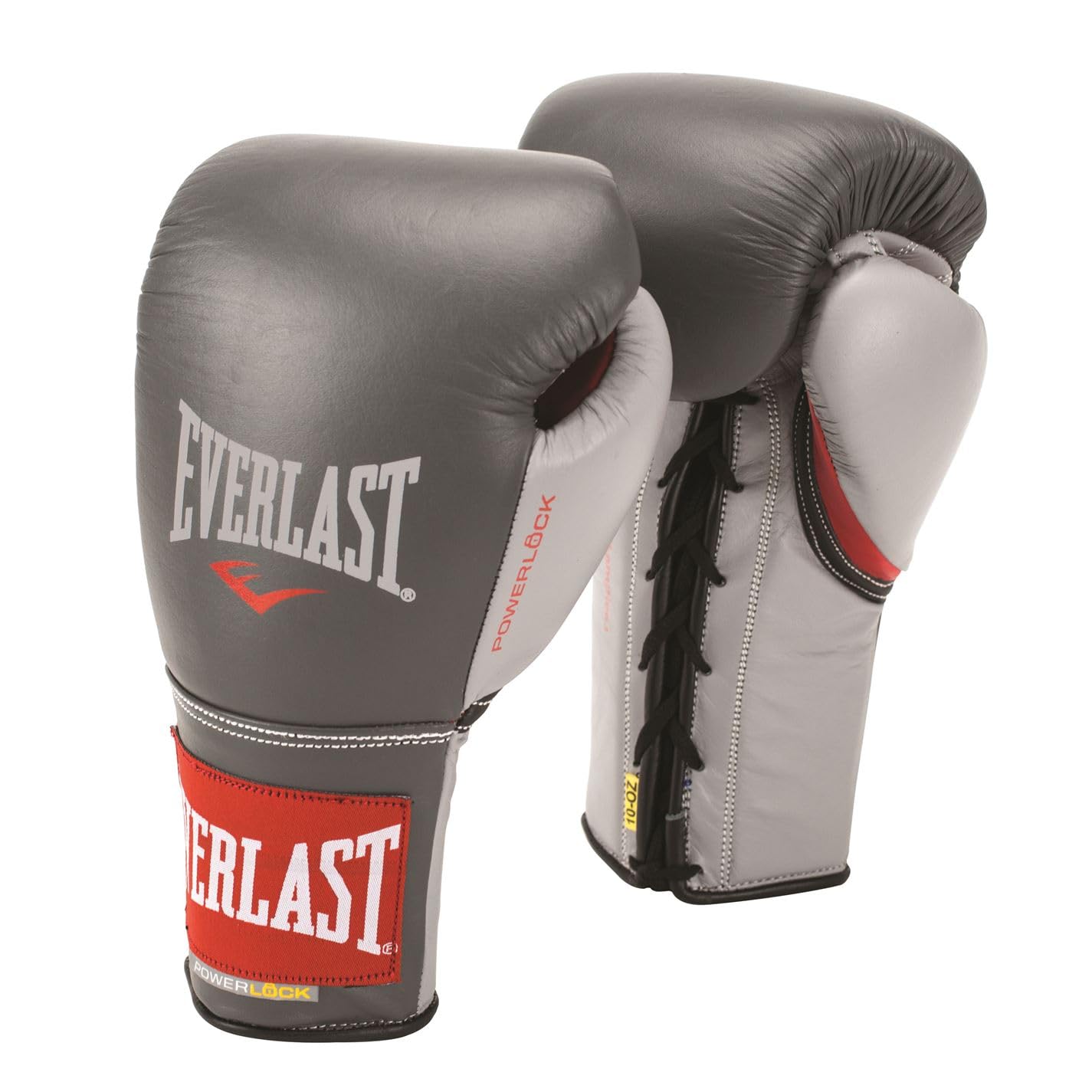 Everlast PowerLock Pro Boxing Gloves - Professional Training & Sparring MMA Gloves for Men & Women - Ideal for Heavy Bag Work, Muay Thai, Kickboxing & Fitness Training