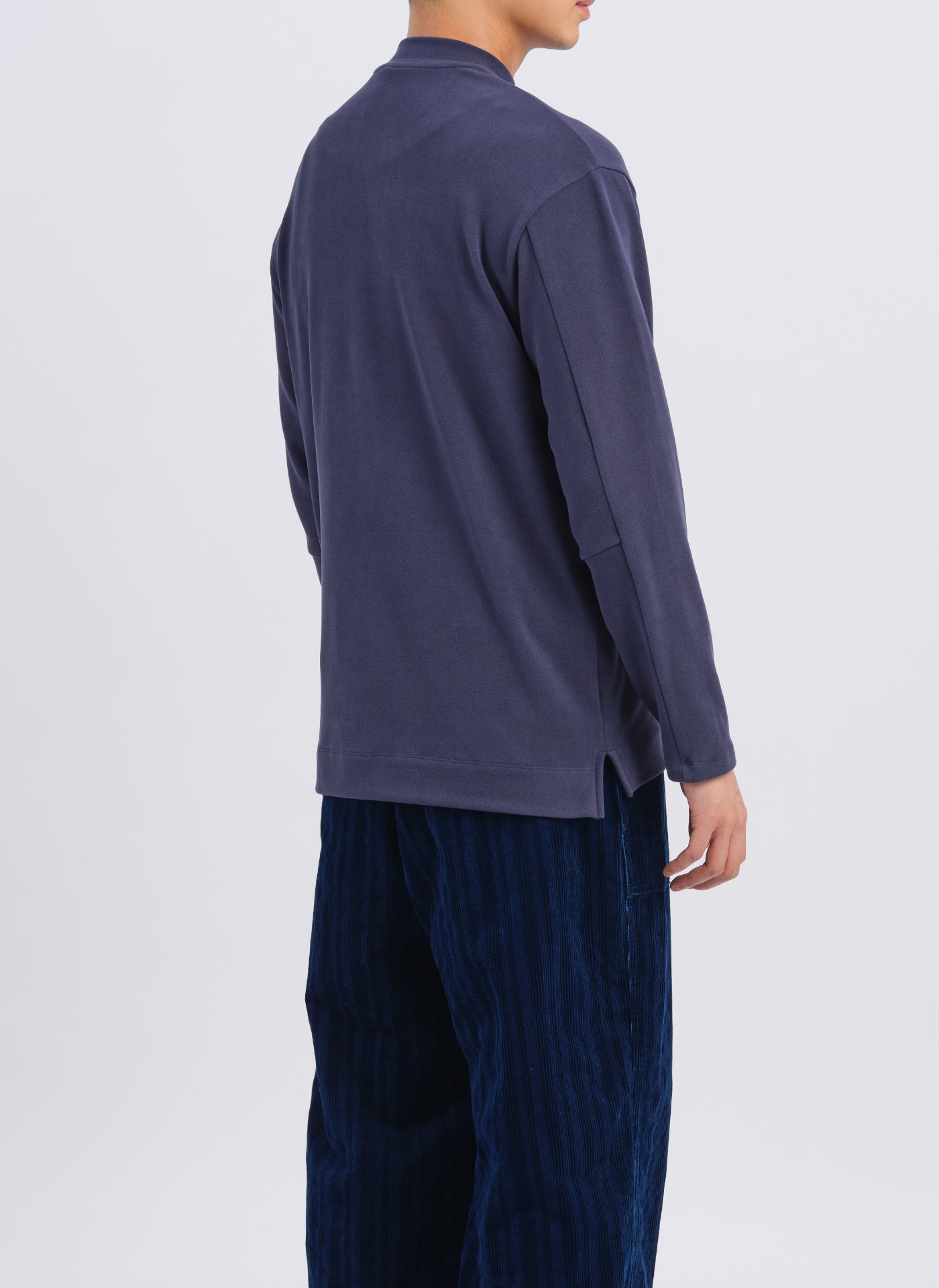 Women's Soft Polyester Velvet Fleece Mock Neck Long Sleeve Top - Cozy Winter Pullover for Casual Outfits & Layering