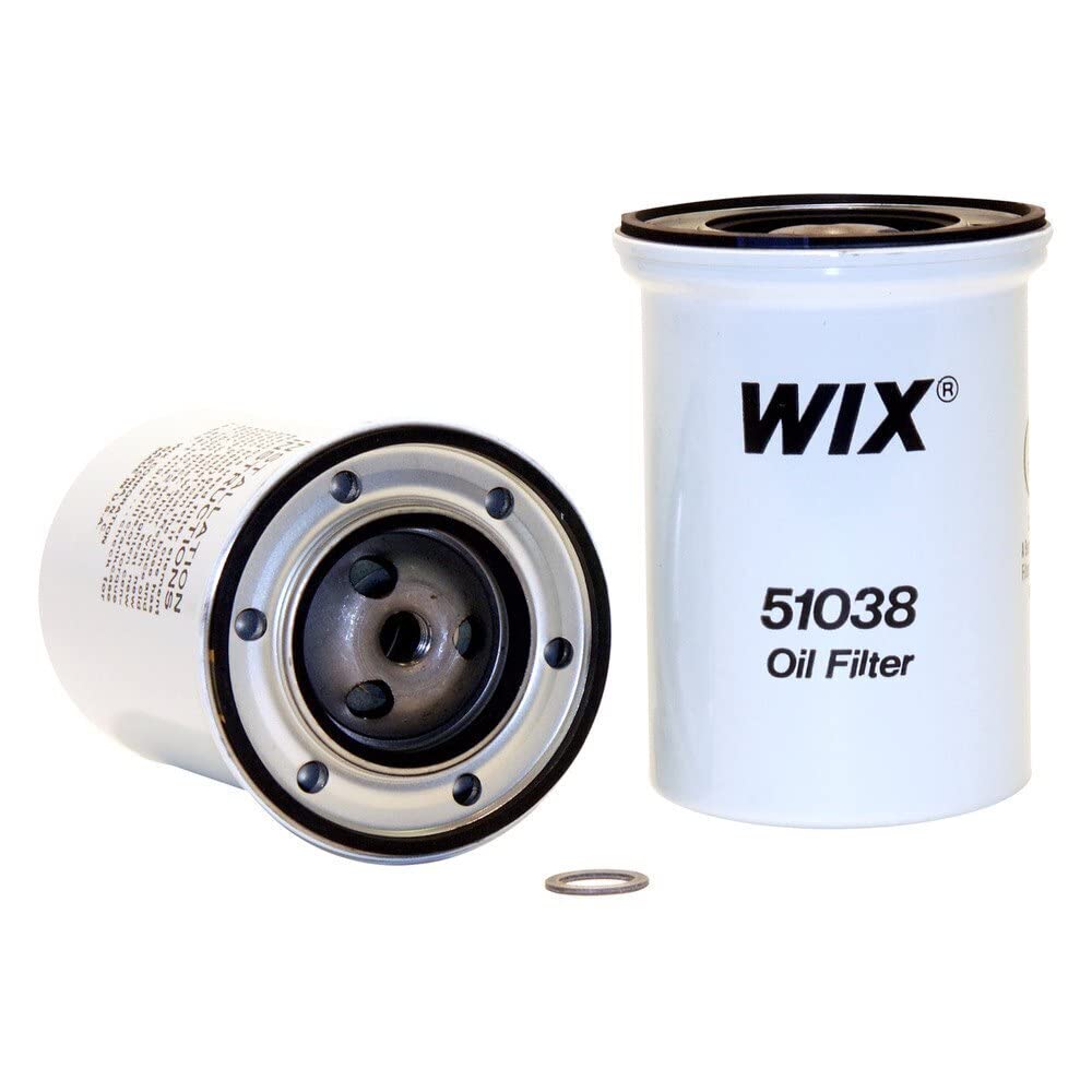 Wix 51038 Engine Oil Filter - High Performance Replacement for Cars & Trucks | Compatible with Multiple Vehicle Models | Ideal for Routine Maintenance & Engine Protection