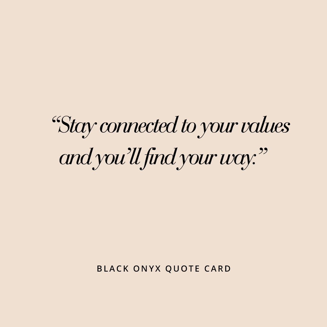 Black Onyx Trove Charm Necklace - Elegant & Spiritual Jewelry for Women - Perfect for Meditation, Healing & Everyday Wear