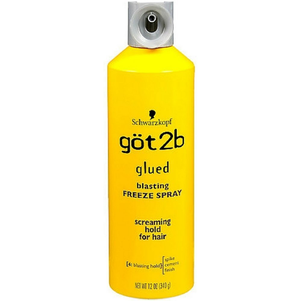 (12 Pack) GOT 2B Glued Blasting Freeze Spray - 12oz Strong Hold Hairspray for Extreme Styles, All-Day Hold - Perfect for Punk, Rock, Gothic & Crazy Hairstyles