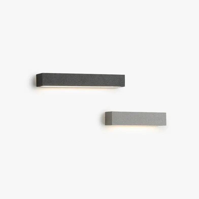 Modern Rectangle LED Wall Lights for Indoor & Outdoor - Up and Down Lighting Fixtures - Perfect for Living Room, Bedroom, Garden, and Patio Decor
