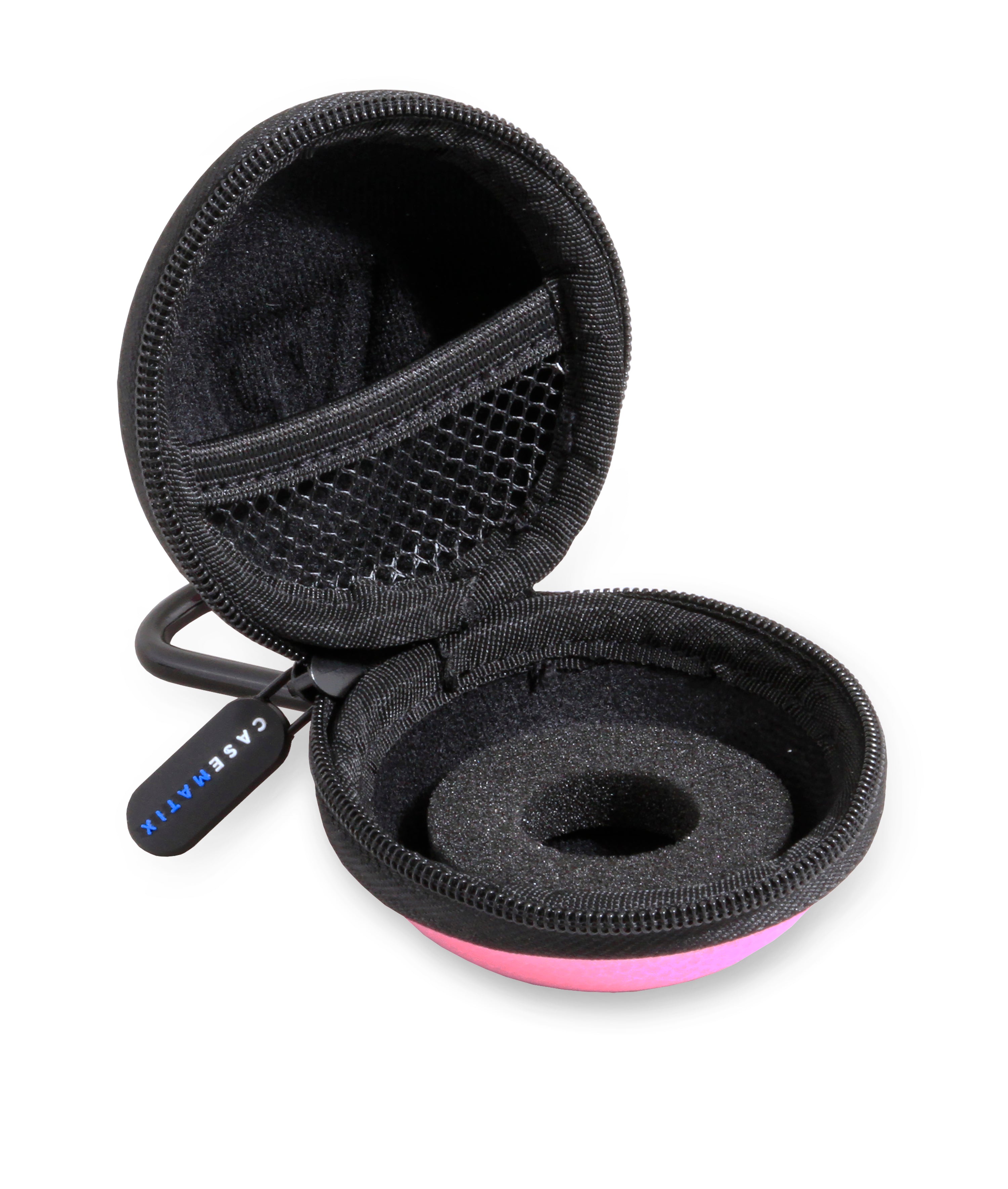 CASEMATIX Blue Protective Carry Case for Sphero Specdrum Music Rings - Compatible with App-Enabled Color Rings & USB Charging Cable (Case Only) - Perfect for Travel, Storage & Music Creation