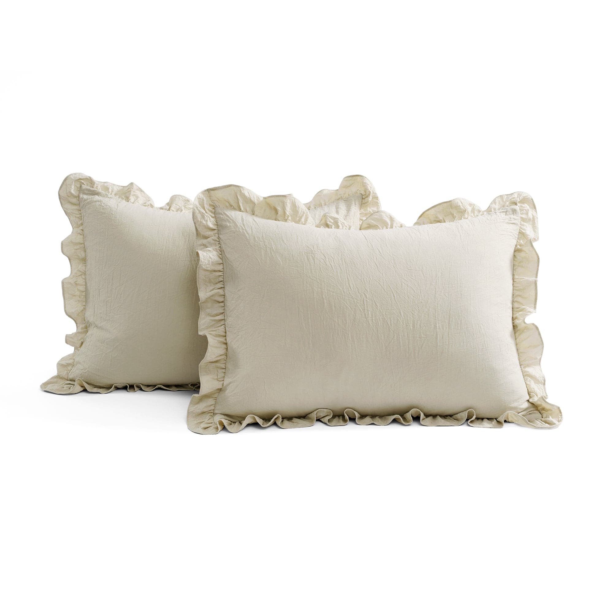 Allison Ruffle Skirt Bedspread Set - Elegant Floral Printed Queen Size Bedding with Ruffled Skirt | Perfect for Master Bedroom, Guest Room & Vacation Home Decor