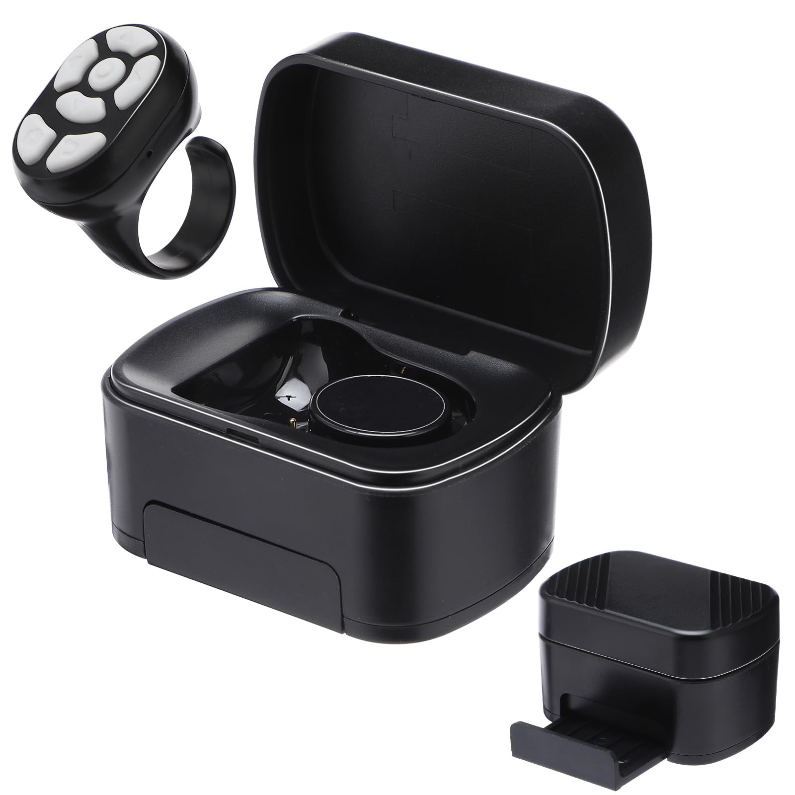 Senprity Bluetooth TikTok Scrolling Ring - Remote Control Finger Ring for TikTok, Page Turning, Camera Flipping, Self-Timer & Music Playback - Perfect for Content Creators, Vloggers & Social Media Enthusiasts