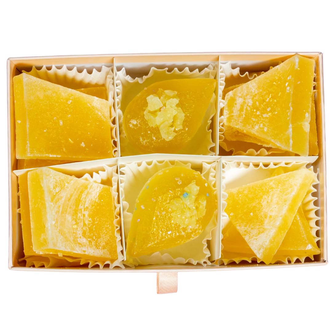Silky Gem - Edible Crystal Candy (8-10 Clusters) | Mango Flavored Kohakutou | Vegan & Gluten Free ASMR Treat | Perfect for Party Favors, Gift Boxes & Relaxation Snacking