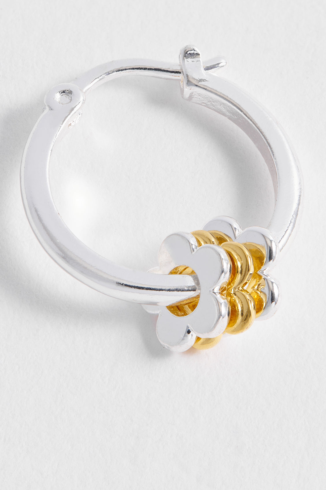 Trio Flower Hoops Earrings - Dainty Floral Stud Earrings for Women - Perfect for Everyday Wear, Weddings & Boho Style
