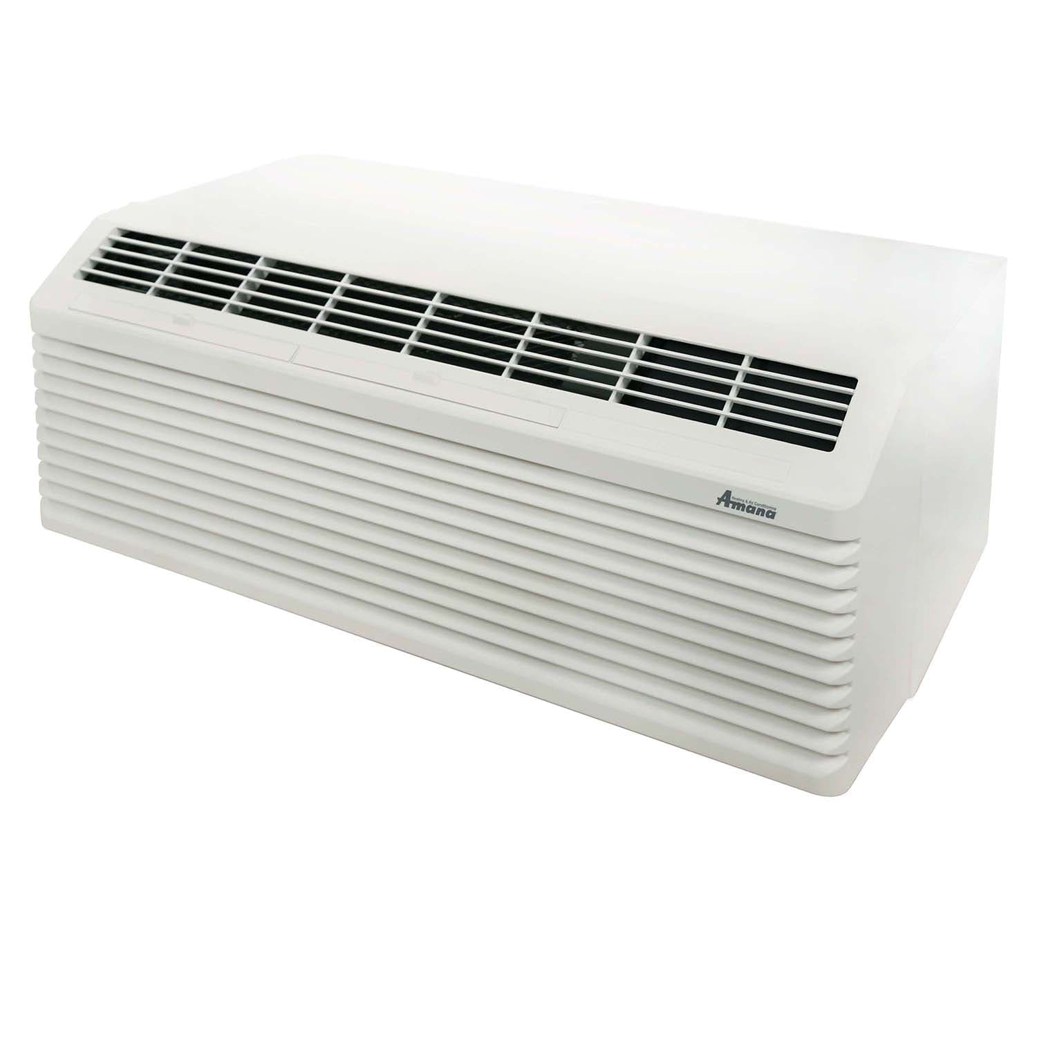 AMANA PTAC 17,000 BTU Air Conditioner with 3.5 kW Heater - 20 Amp Plug R32 Refrigerant - Ideal for Hotels, Apartments & Commercial Spaces