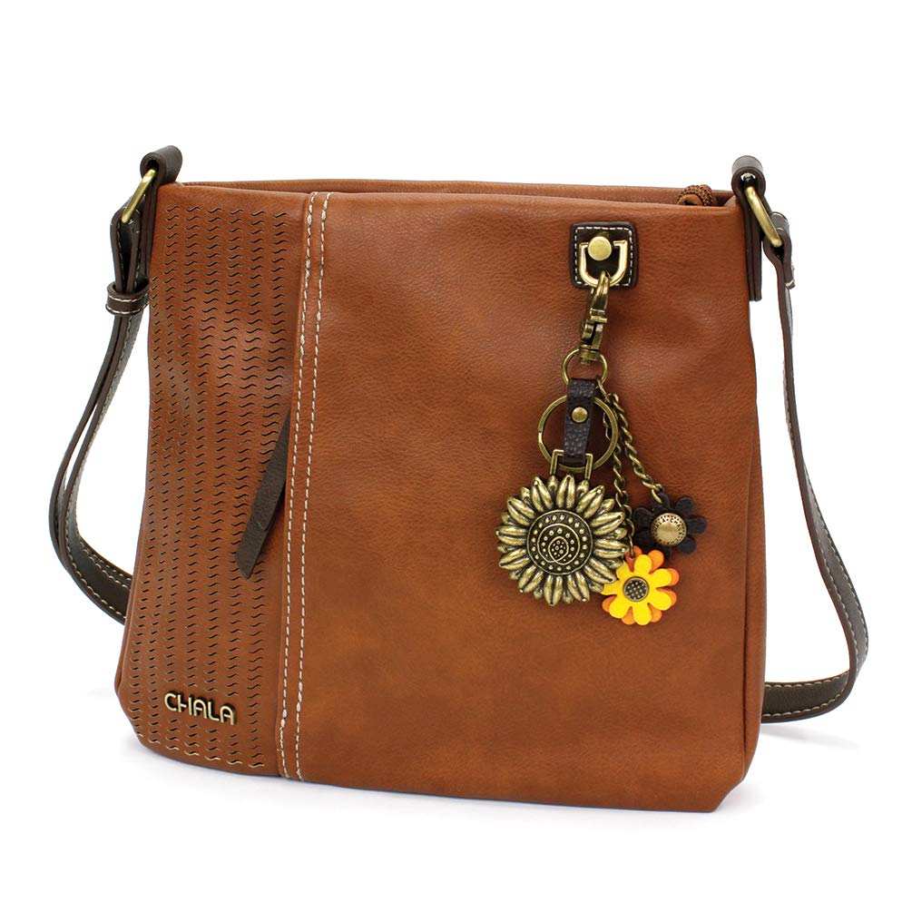CHALA Laser Cut Crossbody Faux Leather Bag for Women - Stylish Vegan Leather Purse for Everyday Use, Work, Travel & Shopping