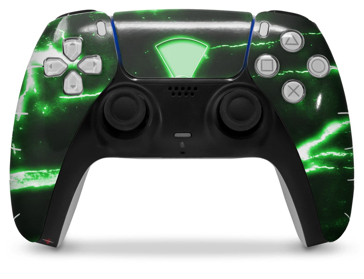 Sony PS5 DualSense Skin Wrap - Radioactive Green for Gaming Protection