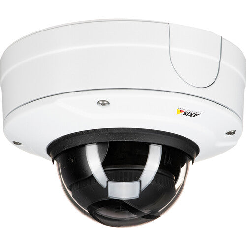 Axis Communications Q3515-LVE 1080p Outdoor Dome Security Camera with 3.9mm Lens - Weatherproof IP Network Surveillance for Home, Business & Parking Lot Monitoring