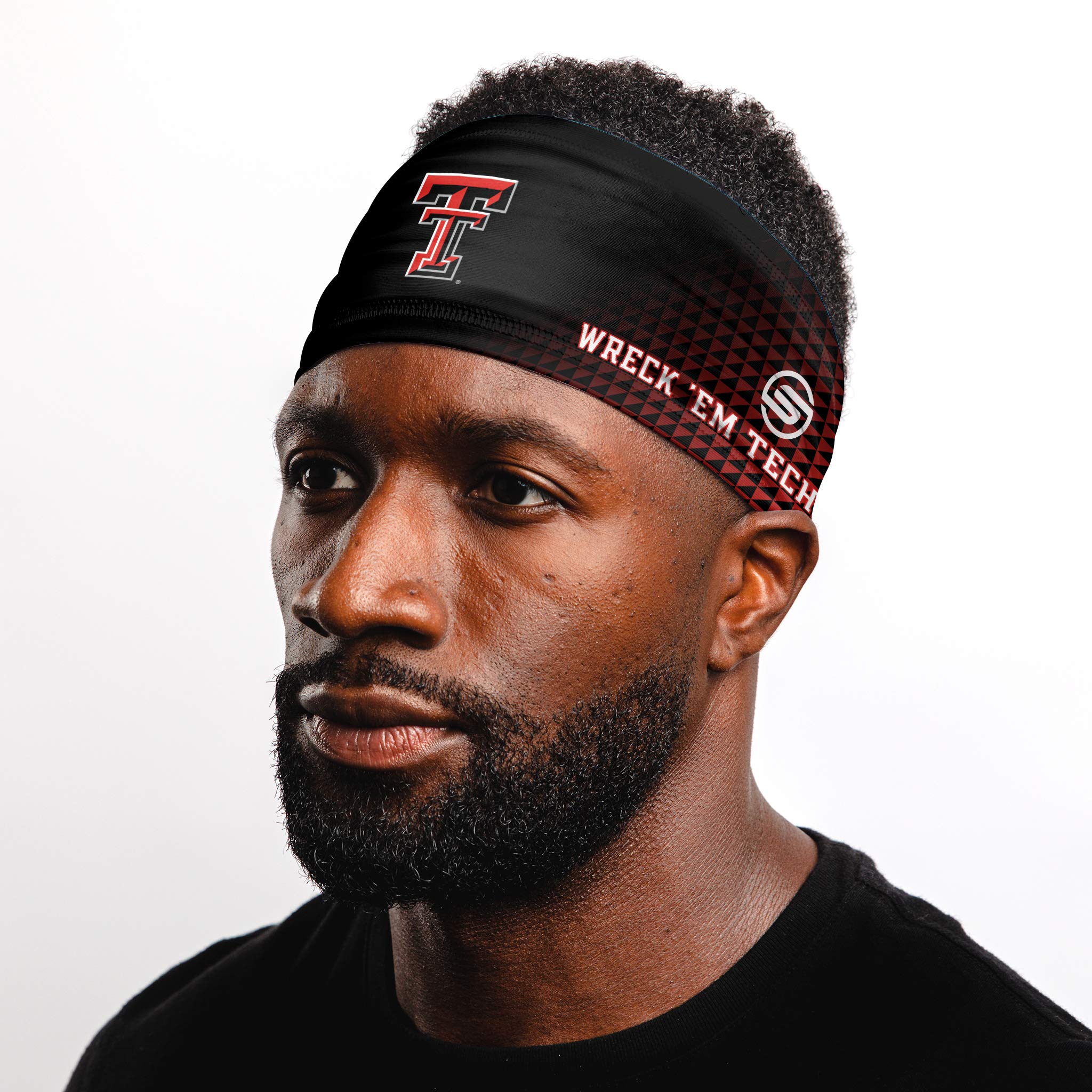 Texas Tech Red Raiders Sweatbands & Headbands Set - Moisture Wicking Sports Headwear for Basketball, Running, Workouts & Fan Gear