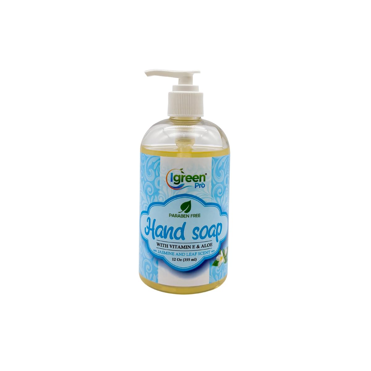 Natural Liquid Hand Soap for Daily Use - Moisturizing & Antibacterial - Perfect for Kitchen, Bathroom & Office (12oz)
