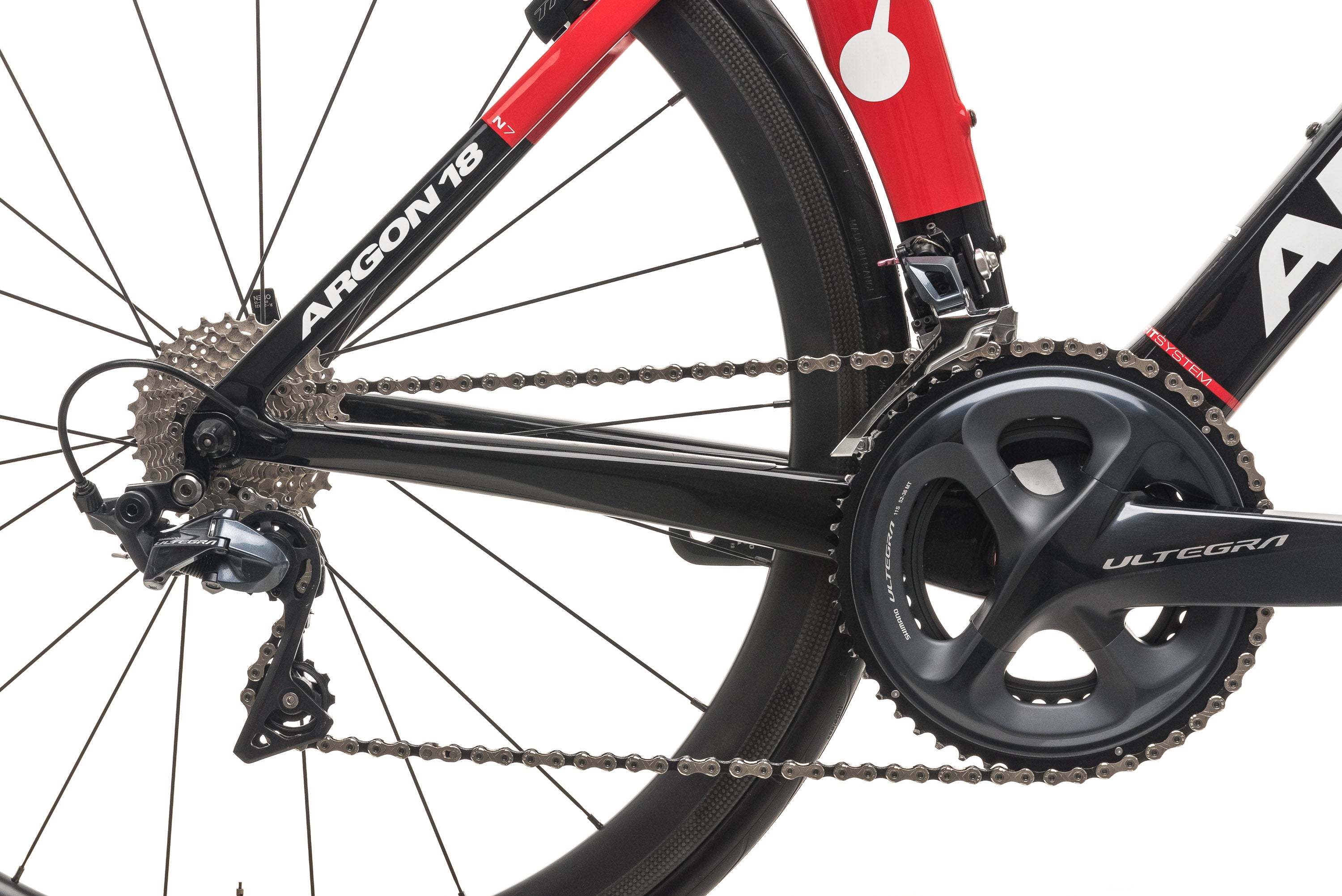 Argon 18 Nitrogen Road Bike 2017 - Lightweight Carbon Frame, Small Size for Men & Women - Perfect for Racing, Commuting & Long-Distance Cycling