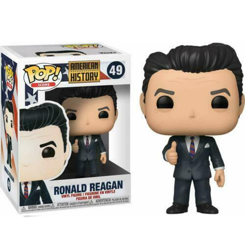Ronald Reagan Pop! Vinyl Figure - American History Collectible - Funko Pop! #49 - Perfect for History Buffs & Collectors