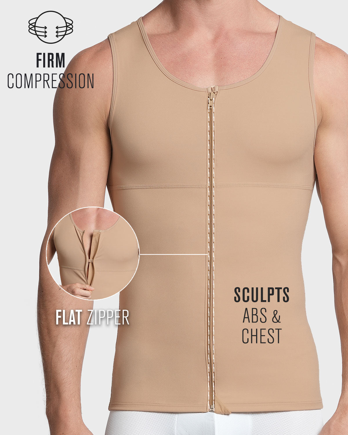 Double Layer Moderate Shaper Vest for Women - Tummy Control & Back Support - Perfect for Workouts, Yoga & Everyday Wear