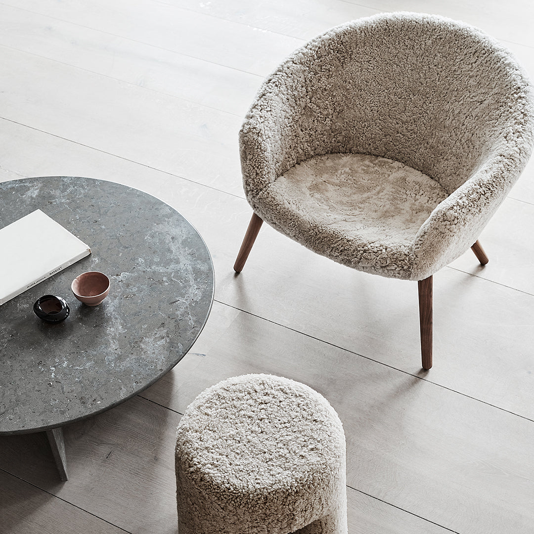 Ditzel Lounge Chair - Modern Upholstered Accent Chair for Living Room, Bedroom & Office - Comfortable Mid-Century Design with Soft Fabric