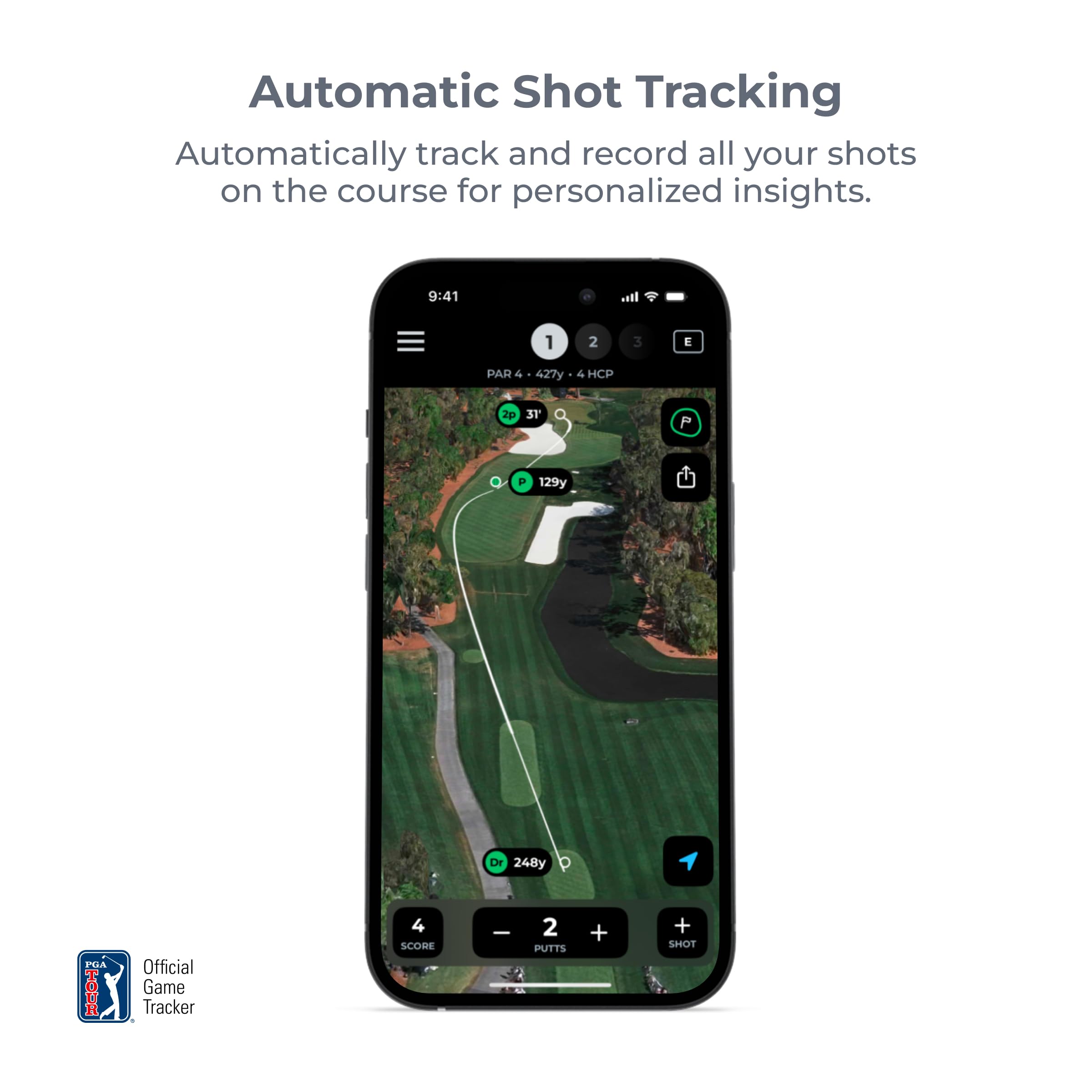 **Arccos Golf Pride MCC & Tour Velvet Smart Grips – #1 Golf Game Tracking System with Automatic Shot Detection, AI GPS Rangefinder, Strokes Gained Analytics & Smart Club Distances – Perfect for Improving Swing Accuracy & Course Performance**