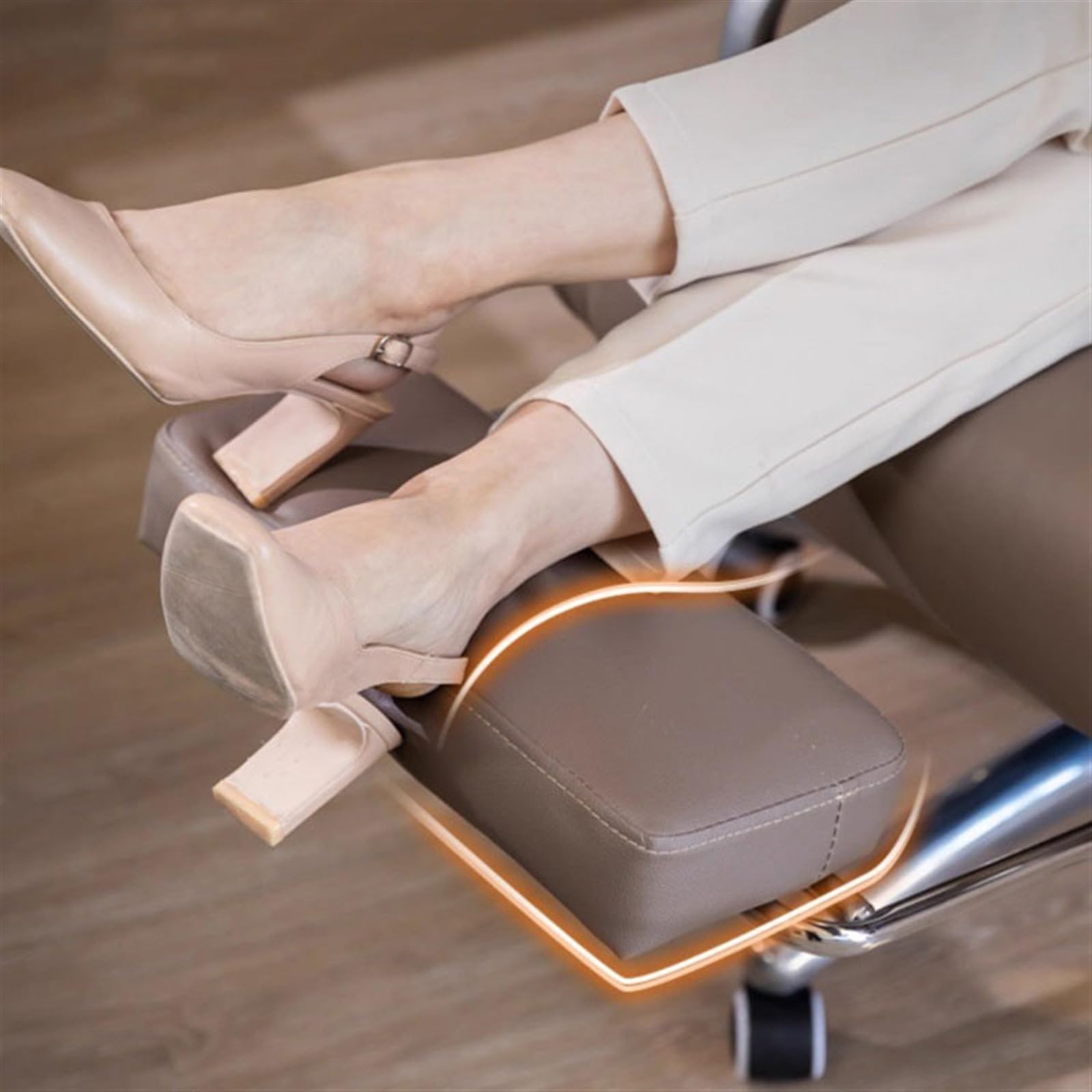 Ergonomic Office Chair with Adjustable Height, Swivel & Footrest - Comfortable Desk Chair for Home, Business & Conference Rooms - Perfect for Long Hours of Studying, Working & Video Meetings