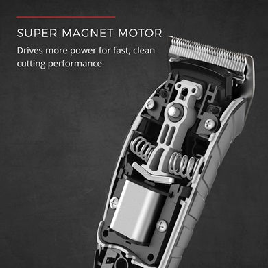 REMINGTON HC5850A 15-Piece Hair Clipper Kit for Men & Women - Professional Hair Cutting Set with Multiple Attachments for Home Barbering & DIY Hairstyling