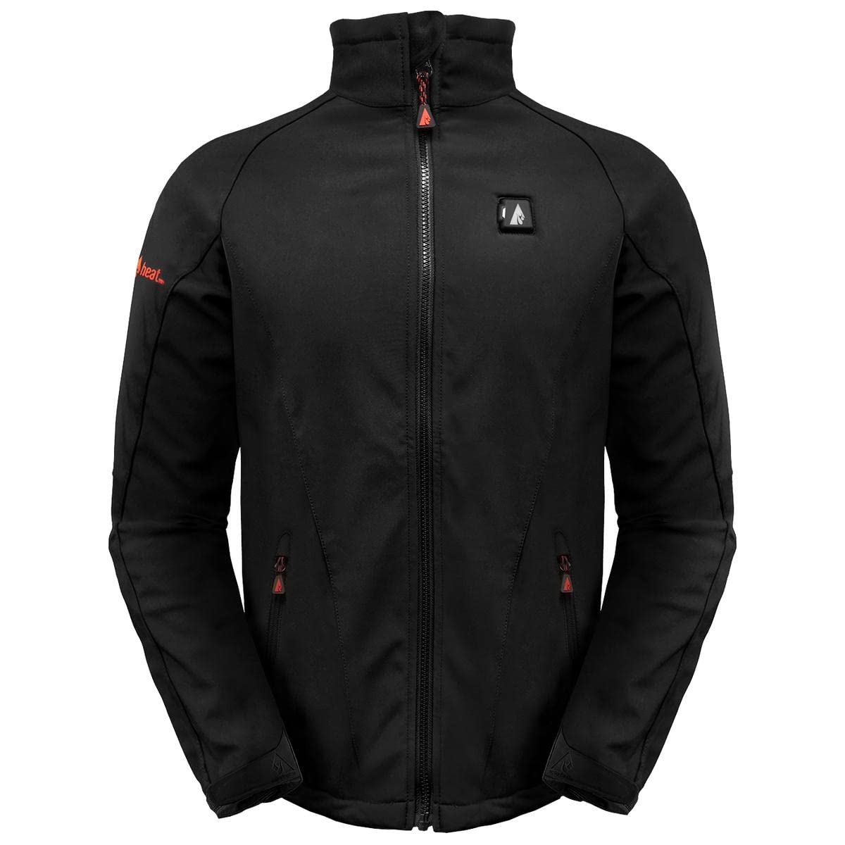 ActionHeat Men's Heated Jacket - Soft Shell Winter Coat with 150°F Heating for 6 Hours - Machine Washable - Ideal for Hunting, Skiing, Camping & Outdoor Activities - Black (Large)
