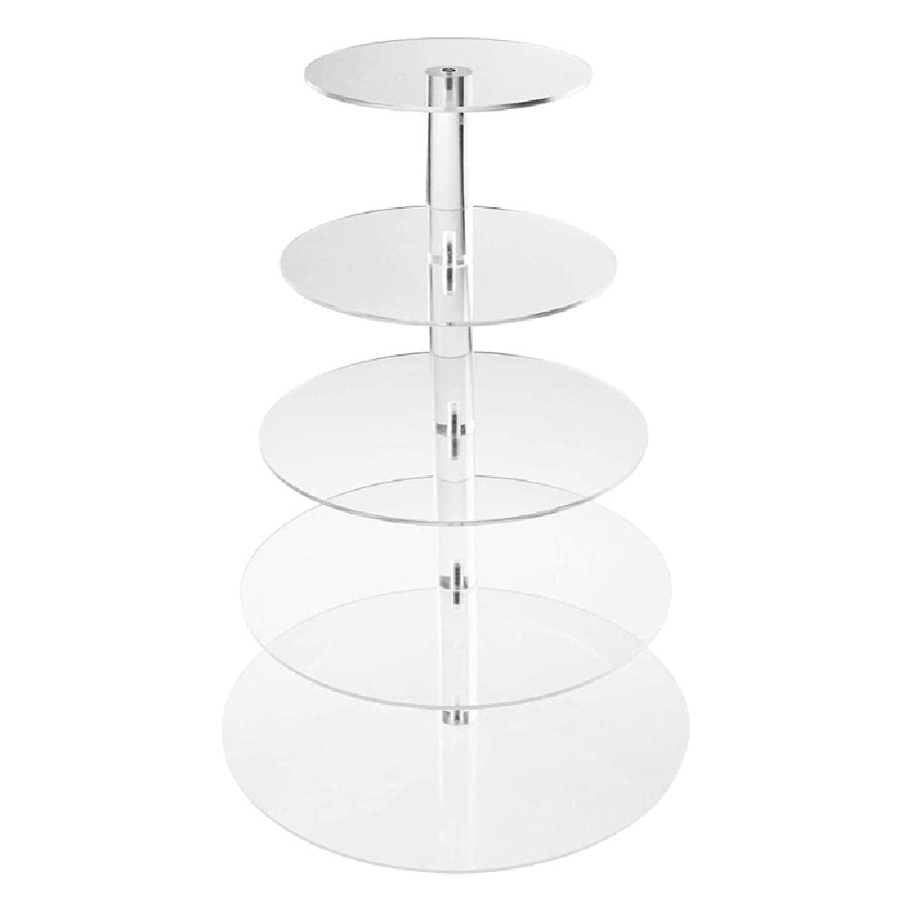 Premium Cupcake Display Stand - 3 Tier Cake Stand for Dessert Tables, Graduation Parties & Weddings | Durable Cake Decorating Tool & Cupcake Holder for Stylish Dessert Presentation